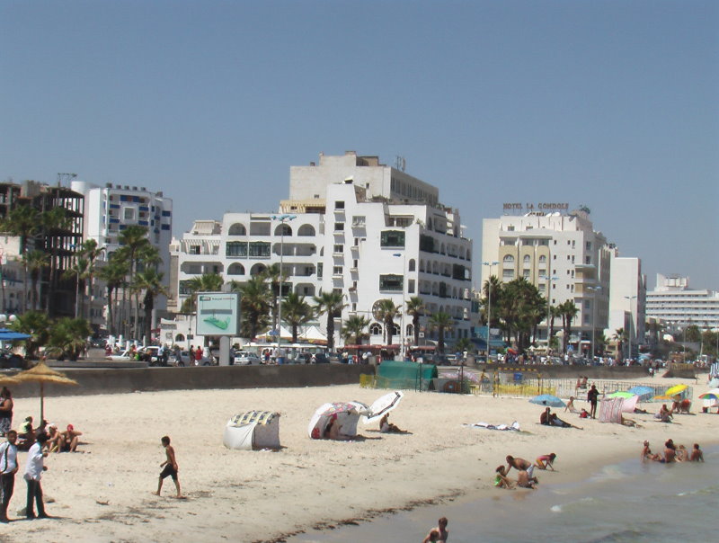 Sousse Zentrum Stadt-Strand Strandpromenade