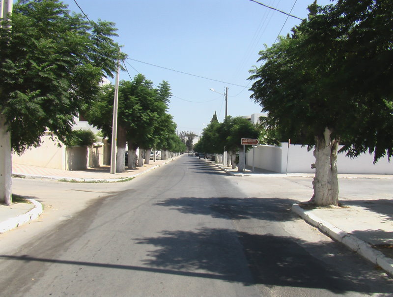 Quiet Street in Tunisia